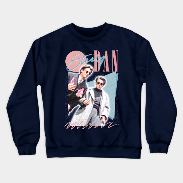 Steely Dan /// Retro Aesthetic Meme Design Crewneck Sweatshirt by DankFutura